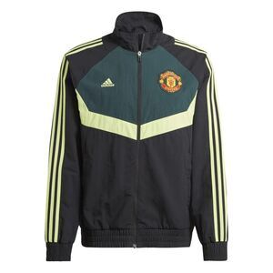 Adidas Mens Manchester United FC Woven Track Top / Black/Green